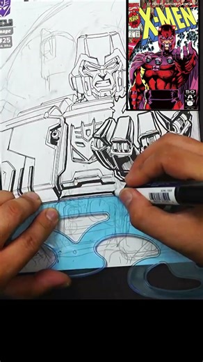 MARVEL ARTIST redraws FAMOUS COMIC COVERS: X-MEN #1