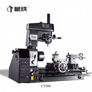 [Hot Item] 3 in 1 Mill Drill Combo Mini Lathe Machine for Hobby CT300