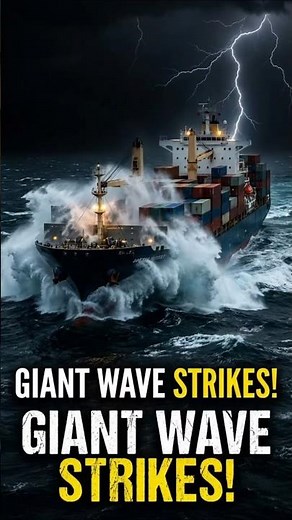 Cargo Ship vs Midnight Mega-Storm 🌊⚡ (Unbelievable Survival)