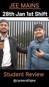 JEE Mains 2026 : 🤯 Students' reactions after the Exam