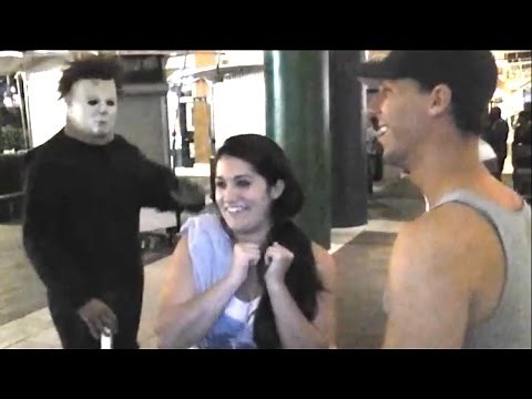 Halloween Michael Myers scare prank compilation