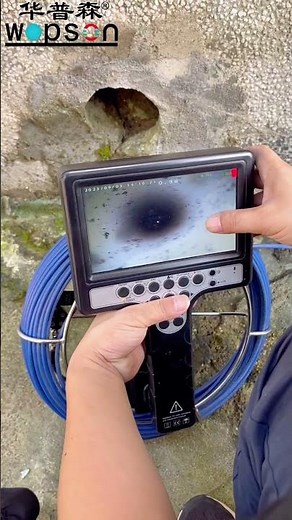Detect breaks within pipes by using a borescope. #pipe #endoscope #inspectioncamera