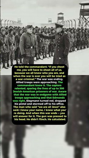 "The Man Who Arrested His Executioner: Roddie Edmonds vs. The Nazi Major" #history #ww2