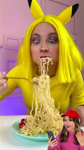 Pikachu's Sneaky Snack Attack! 🍭😜 #Prank #Shorts