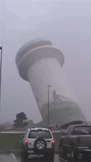 Water Tower Tipping Satisfying ! 😱 #shorts #engineering #satisfying