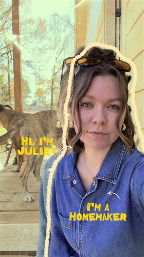 I told someone I was a stay at home mom. She replied and said “no you’re a homemaker”. This journey we’re on now the term “homemaker” couldn’t be more accurate for me. Working on making this house a home 🫶🏻 #homeinourwoods #homebuilding #homemaker #mircoinfluencer #familybuilding