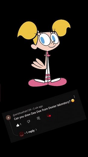 Dee Dee from Dexter's Laboratory #shorts #fyp #deedee #dexter #youtube #art #drawing #sketch #viral