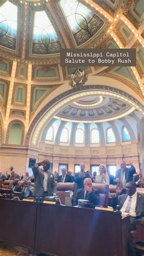 Bobby Rush took some time today to visit with representatives of the Senate and House in Mississippi to discuss the Mississippians’ Right to Name, Likeness, and Voice Act which protects all Mississippians, especially entertainers. Next thing we knew they paused the Session to honor him, hear some wisdom & the Blues. #blues #legend #bobbyrush #mississipi #aiprotection | Bobby Rush