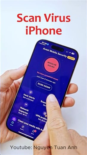 How to scan virus on iphone