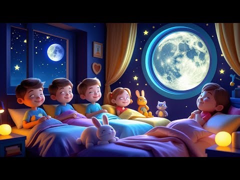 Good Night Moon Song 🌙 3D Bedtime Lullaby for Kids Sleep Music & Sweet Dreams Animation