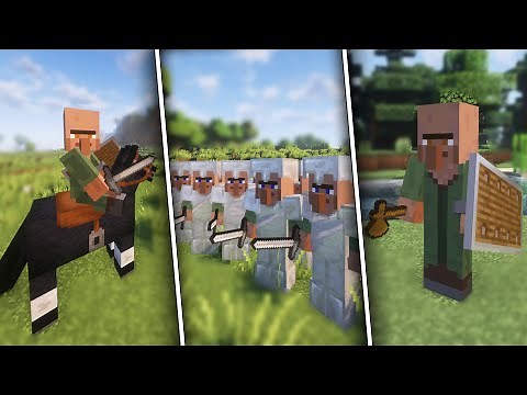 Villager Recruits (Mod Showcase) - Assemble Your Villager Army!