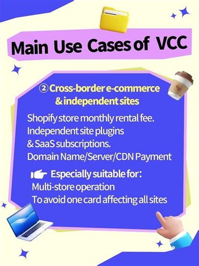 Main Use Cases of Virtual Credit Card (VCC)