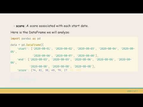 How to Compute Score Differences Across Date Ranges in a Pandas DataFrame