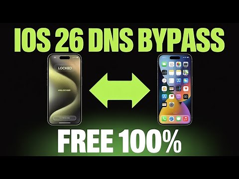 Free iPhone Activation Lock Bypass (DNS Method) iOS 26 Unlock Guide