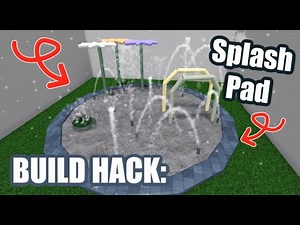 Splash Pad BUILD HACK | BLOXBURG ROBLOX
