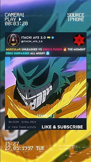 Dark Deku Saves Shindo from Muscular 🔥🥶 #myheroacademia #mhaedit #mha #deku #animeedit