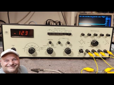 Brüel & Kjær 1526 strain gauge indicator 1982 repair test teardown