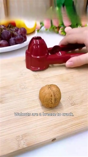🌰 Say Goodbye to Nut-Cracking Frustration! Get ready for a game-changing walnut cracking experience! 💯 Unique funnel design contains shell fragments, keeping your space clean ✅ Sturdy grip ensures walnuts stay in place for safe and easy cracking ✨ Crack open the perfect snack - effortlessly and without damaging the kernel inside! | Seattleget