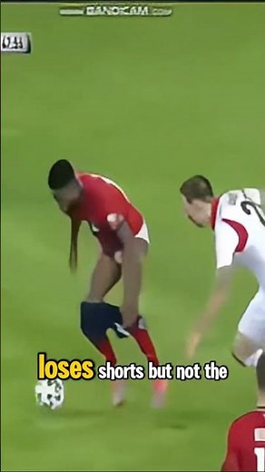 😂 Football Fail: Player Loses Shorts But Not the Ball! ⚽🔥 #Shorts