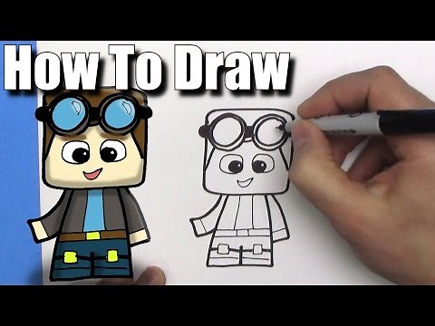 How To Draw a Cute Cartoon DanTDM - EASY Chibi - Step By Step - Kawaii