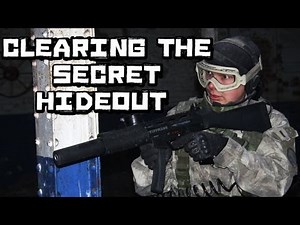 Paintball Mil-Sim Clearing The Secret Hideout
