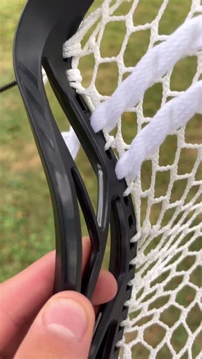 STX Surgeon 1K strung up with a mid-low pocket #lacrosse #lax #lacrossestick #stringing