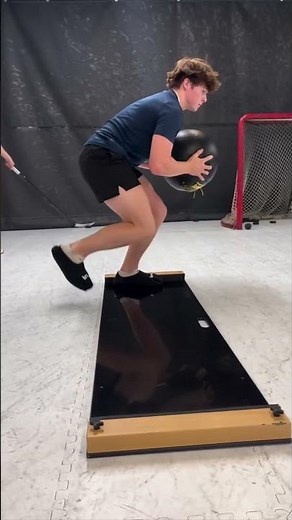 "The slide board is a great training tool, allowing you to take the ice anywhere." #hockey