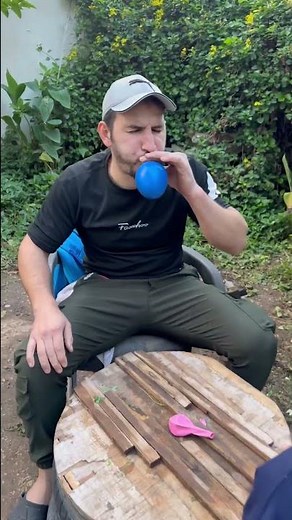 لعبت البوالبن🎈 😂 #سند_majed