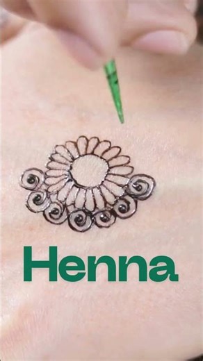 Beautiful Simple Henna Design | Easy Mehndi Tutorial for Beginners