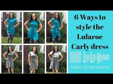 How to style your Lularoe Carly dress-Including the flower knot!