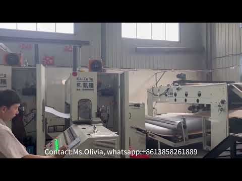 Nonwoven felt needle punching machine
