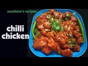Chilli chicken recipe / street food style chilli chicken / how to make road side shop chilli chicken