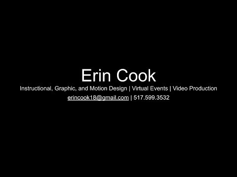 Instructional Design and Digital Learning Experience Examples Reel