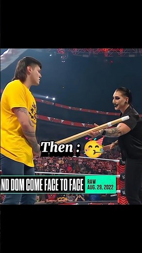 Rhea Ripley & Dominik Mysterio Then vs Now Edit! ❤️ #wwe #rhearipley #dominikmysterio #thenandnow