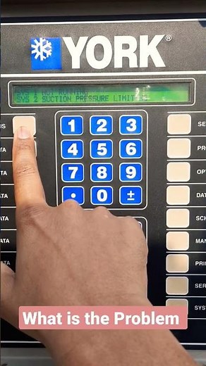 Suction Pressure Limiting! York Chiller