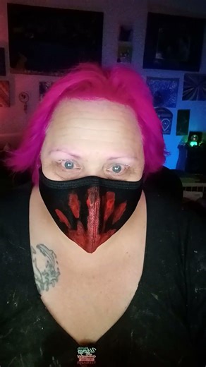 Bloody Handprint Mask