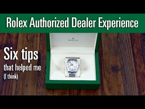 Rolex Authorized Dealer Experience