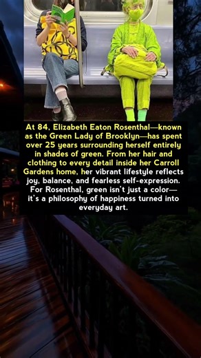 “The Green Lady of Brooklyn: Living Life in One Color”