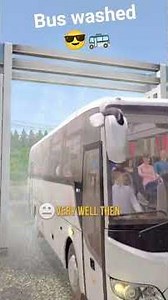 Bus simulator ultimate gameplay | bus washed, realistic driving 🚌😱 #bussimulatorultimate #gamebus