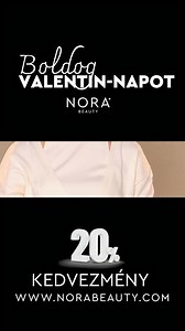 #reklám A Nora Beauty Valentin-napi ajándéka: -20% KEDVEZMÉNY MINDENRE, hogy ne csak Valentin-napon ragyogj! ✨ KUPONKÓD: LOVE #norabeauty | Ördög Nóra