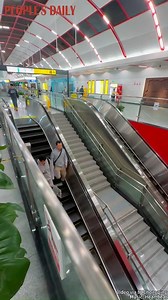 17K views · 162 reactions | Explore China’s deepest subway station — Hongyancun Metro Station in southwest China’s Chongqing — boasting a vertical height of 141 meters from the lowest point inside the station to the exit. | People's Daily, China | Facebook