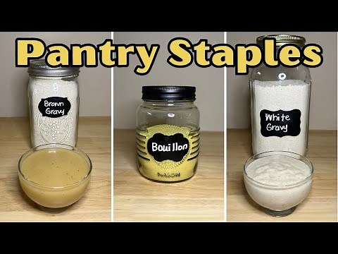 Pantry Essentials: How to Make Gravy Mixes and Bouillon!