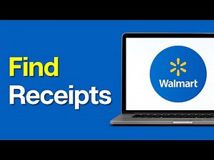 How to Find Receipts on Walmart
