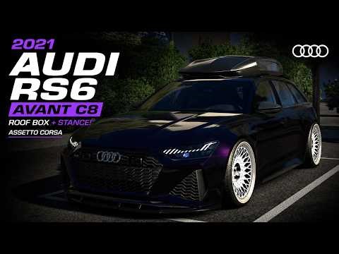 Audi RS6 Avant C8 | Roof Box + Stance! - Assetto Corsa