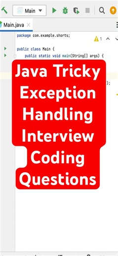 Java Tricky Interview Coding Program 20 #javaprogramming #java
