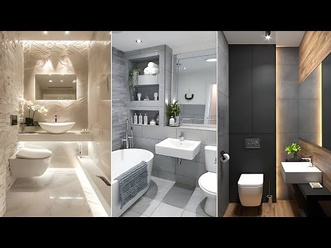 +100 GREAT MODERN SMALL BATHROOM IDEAS 2025 - MODERN BATHROOM DESIGNS 2025