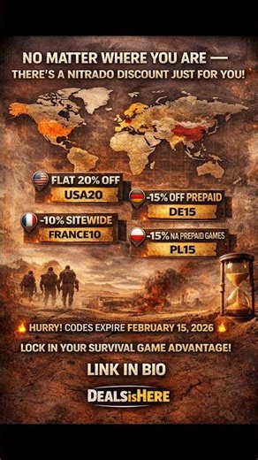 🌍🔥 No Matter Where You Are — There’s a Nitrado Discount Just for You! 🔥🌍 #shorts #nitrado