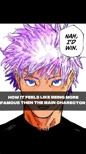 Is he really a side character 🤔| Montagem alquamia #gojo #jjk #edit