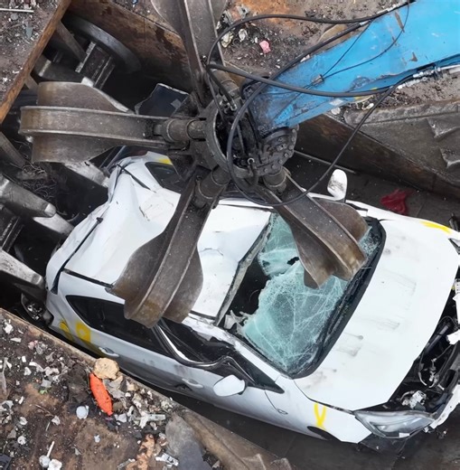 White Car vs Shredder! Can You Guess the Model? ⚙️🔥 #Shredder | SupernovaSonia