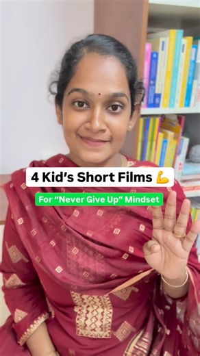 Prithvi Mahendran | Healthy Screen-Time on Instagram: "4 best short films for kids!⬇️ Hi, Iam Prithvi, Mom of 2, Also a • Certified Early Childhood Educator • Certified Jolly Phonics Educator • Certified Jolly Grammar Educator • Certified Positive Parenting Coach Iam on a mission to help parents build healthy screen habits for kids! Here are 4 best short films - never give up mindset 1. Partly Cloudy 2. Kitbull 3. Piper 4. Geri’s Game 📺All these are available in Youtube Follow @the_toddlers_mot